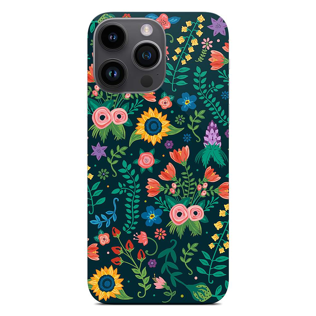 Floral Heart iPhone Skin