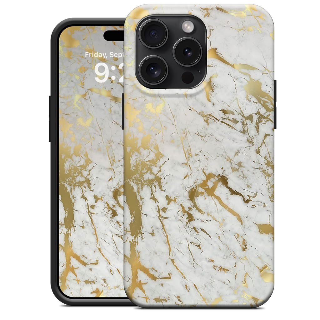 Gold Marble iPhone Case