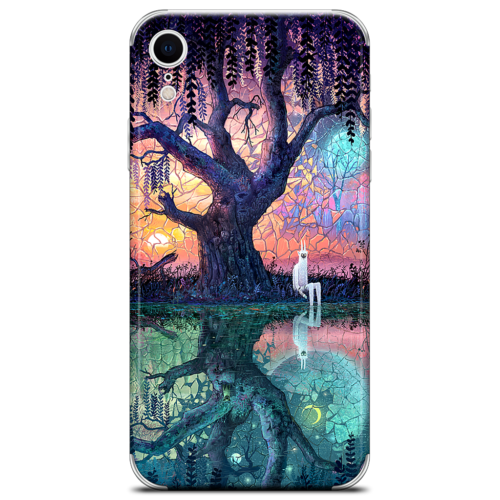 On the Banks of Broken Worlds iPhone Skin