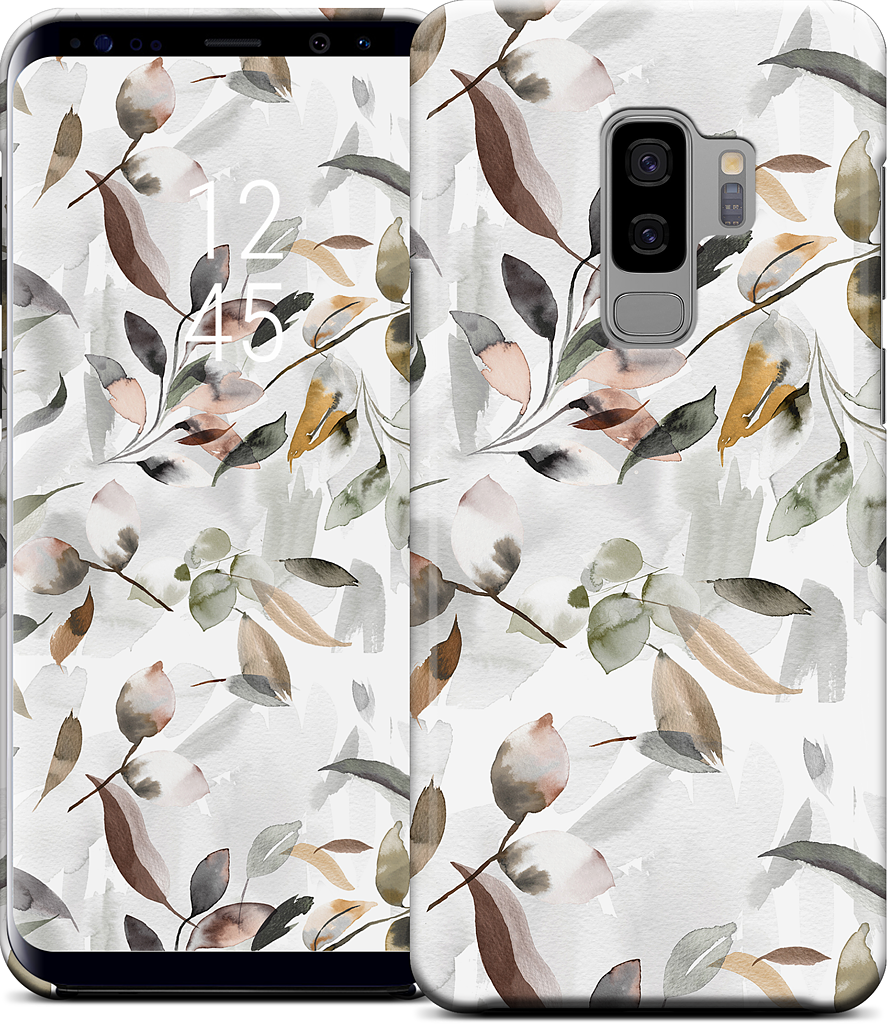 Watercolor Leaves Green Samsung Case