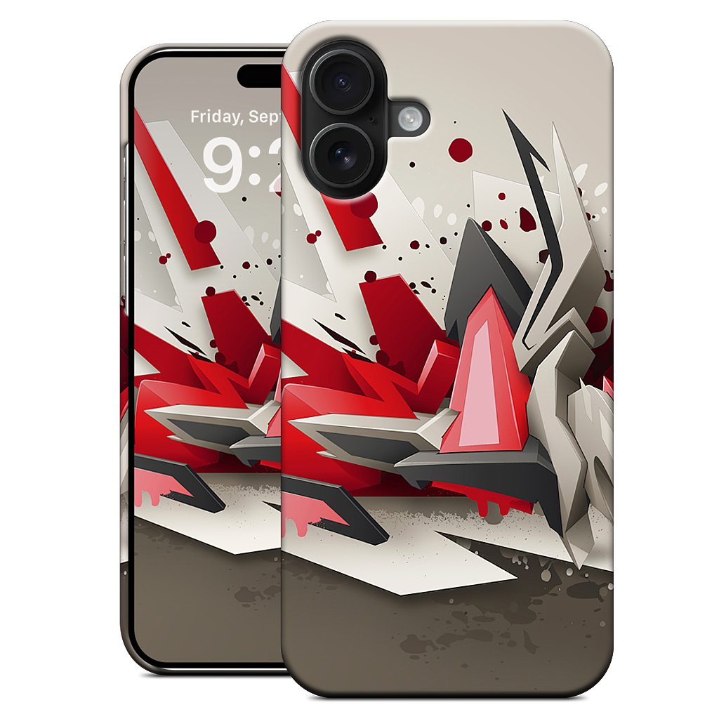 Red Metal iPhone Case