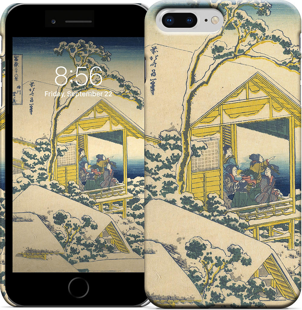 Morning After the Snow at Koishikawa in Edo (Koishikawa yuki no ashita) iPhone Case