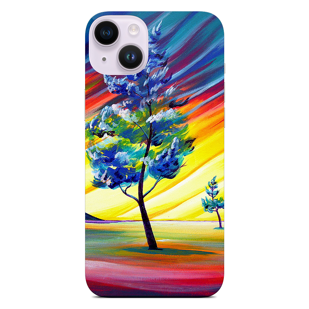 Thick Frost Sunset Glow iPhone Skin