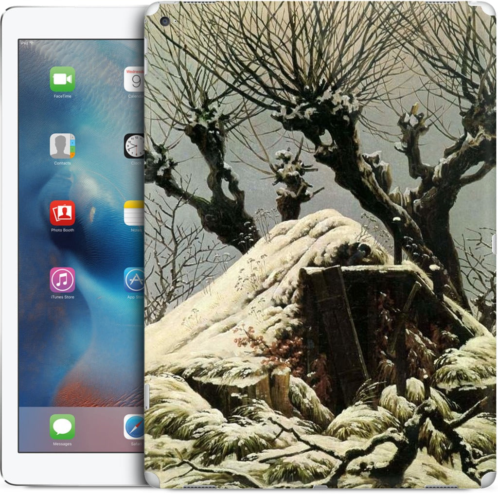 Snowy Cottage iPad Skin