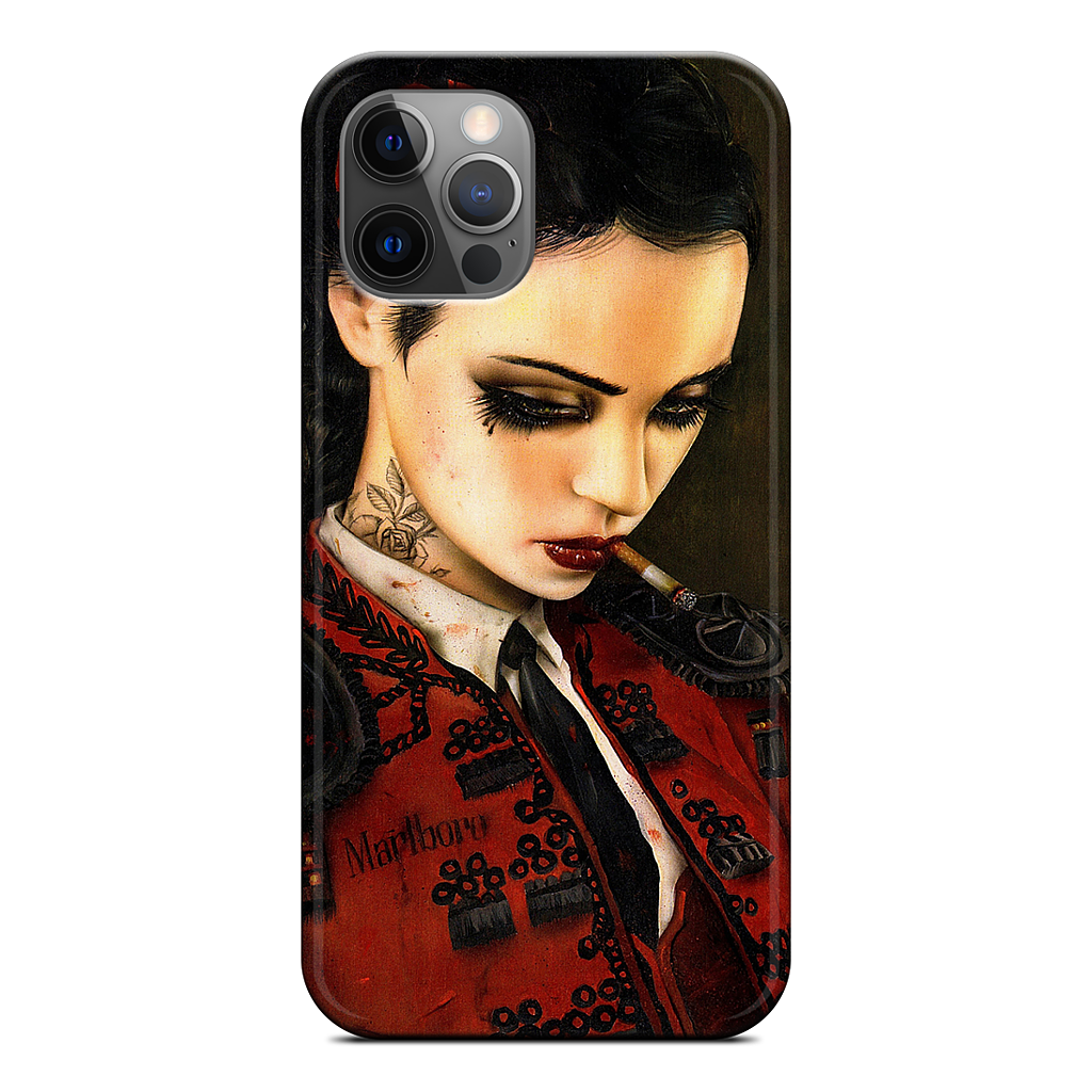 Bull Fight Her iPhone Case