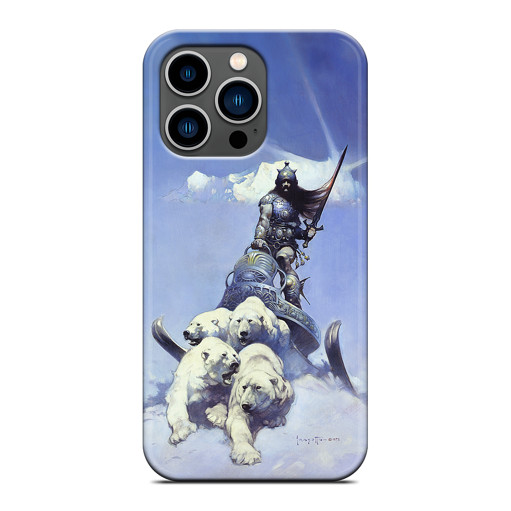 Silver Warrior iPhone Case