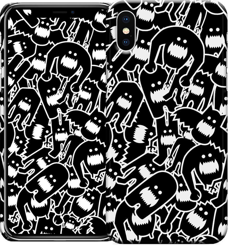 Monster Collage 2 iPhone Case