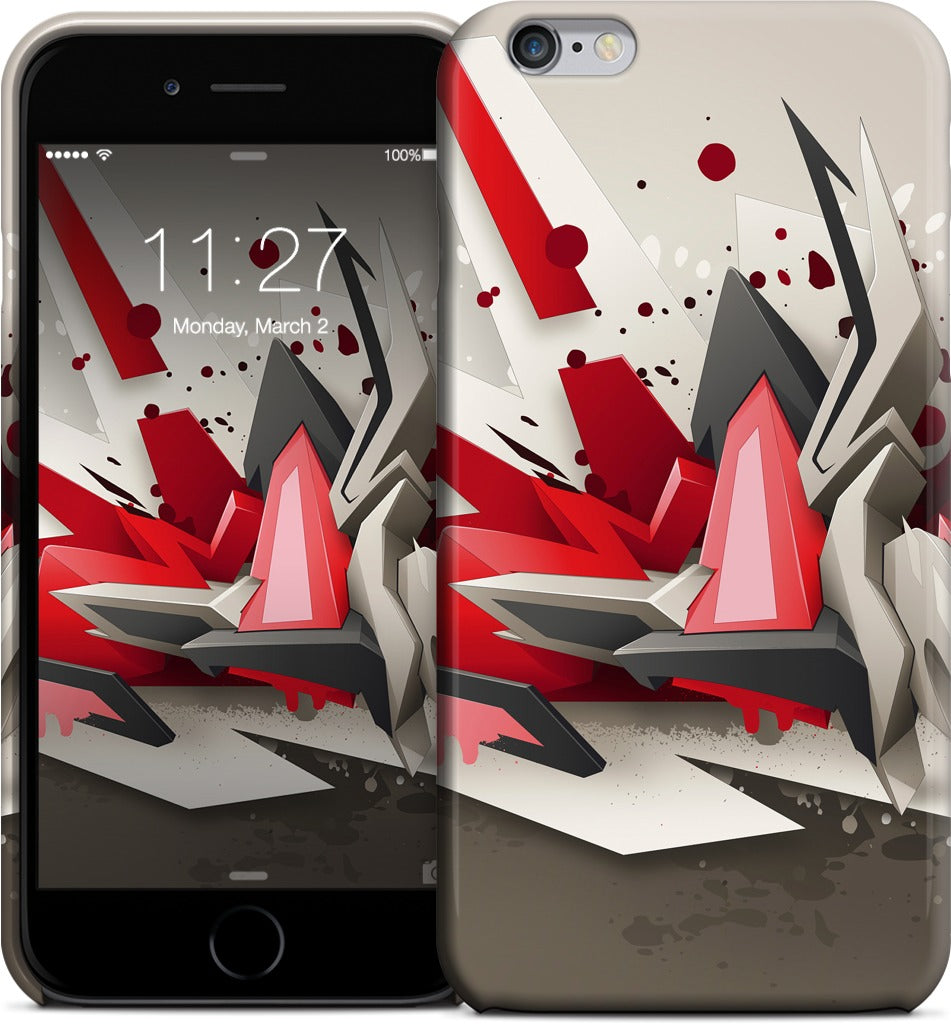 Red Metal iPhone Case