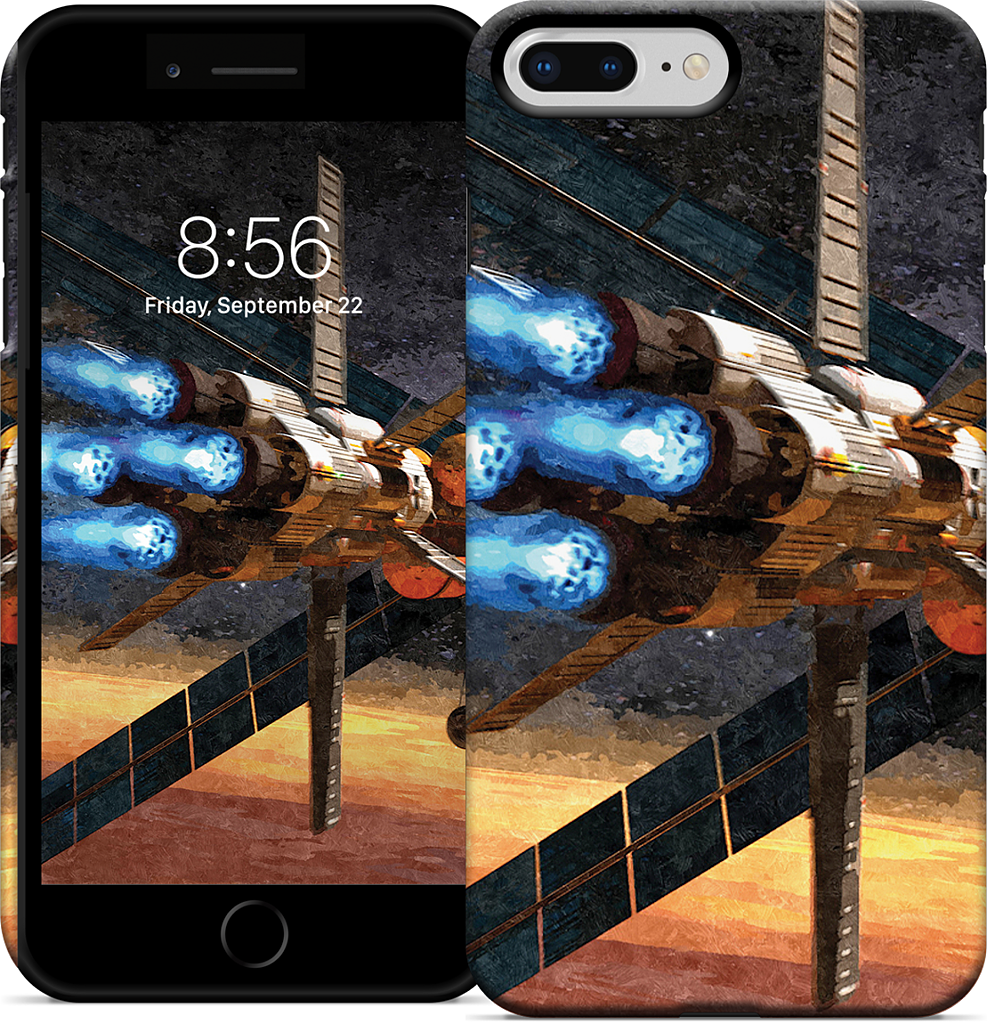 Mars Orbit iPhone Case
