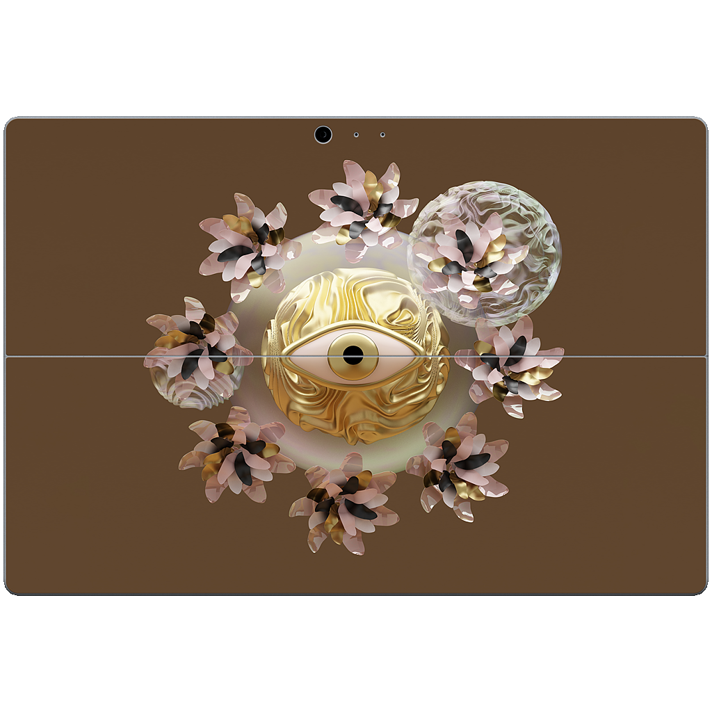 Golden Flowers Microsoft Skin
