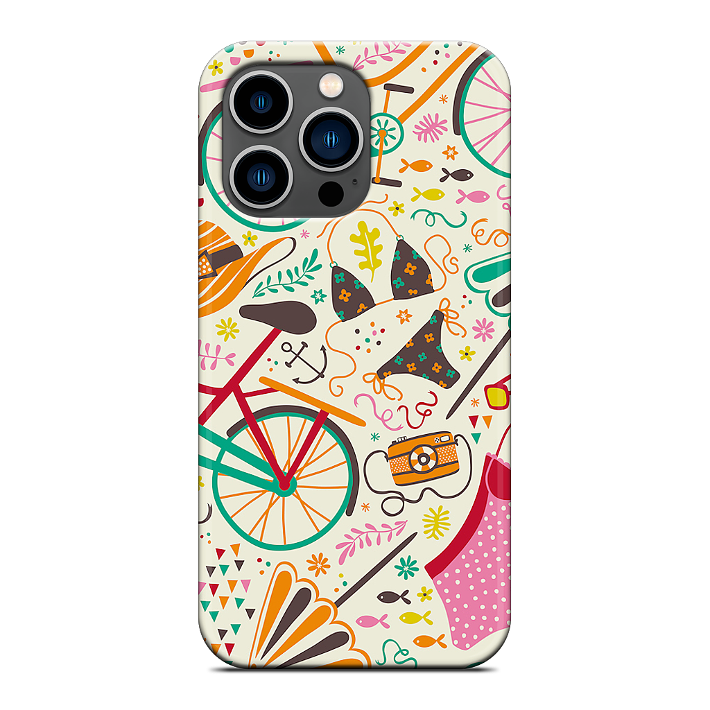 Seaside Cycle iPhone Case