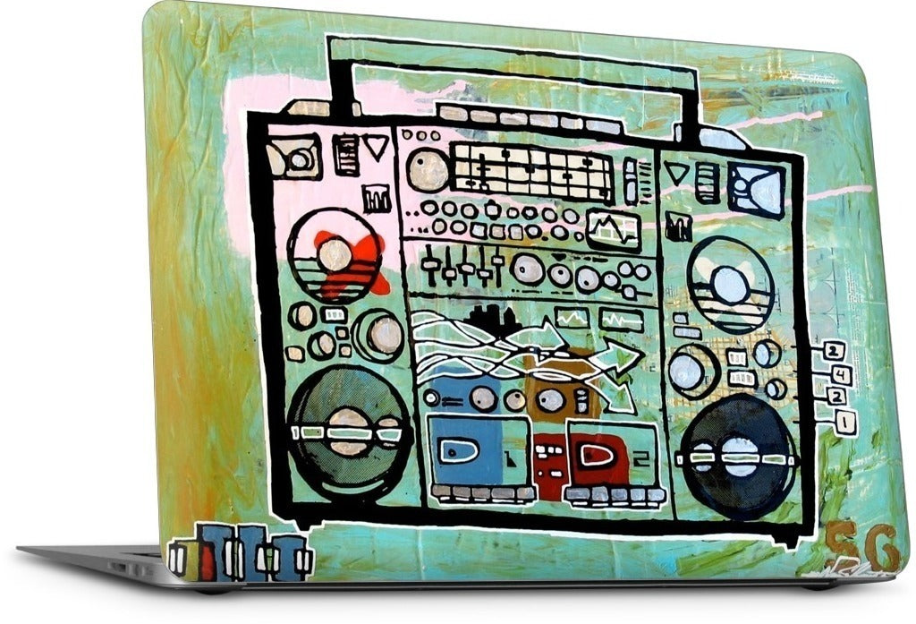 Ghetto Blaster MacBook Skin