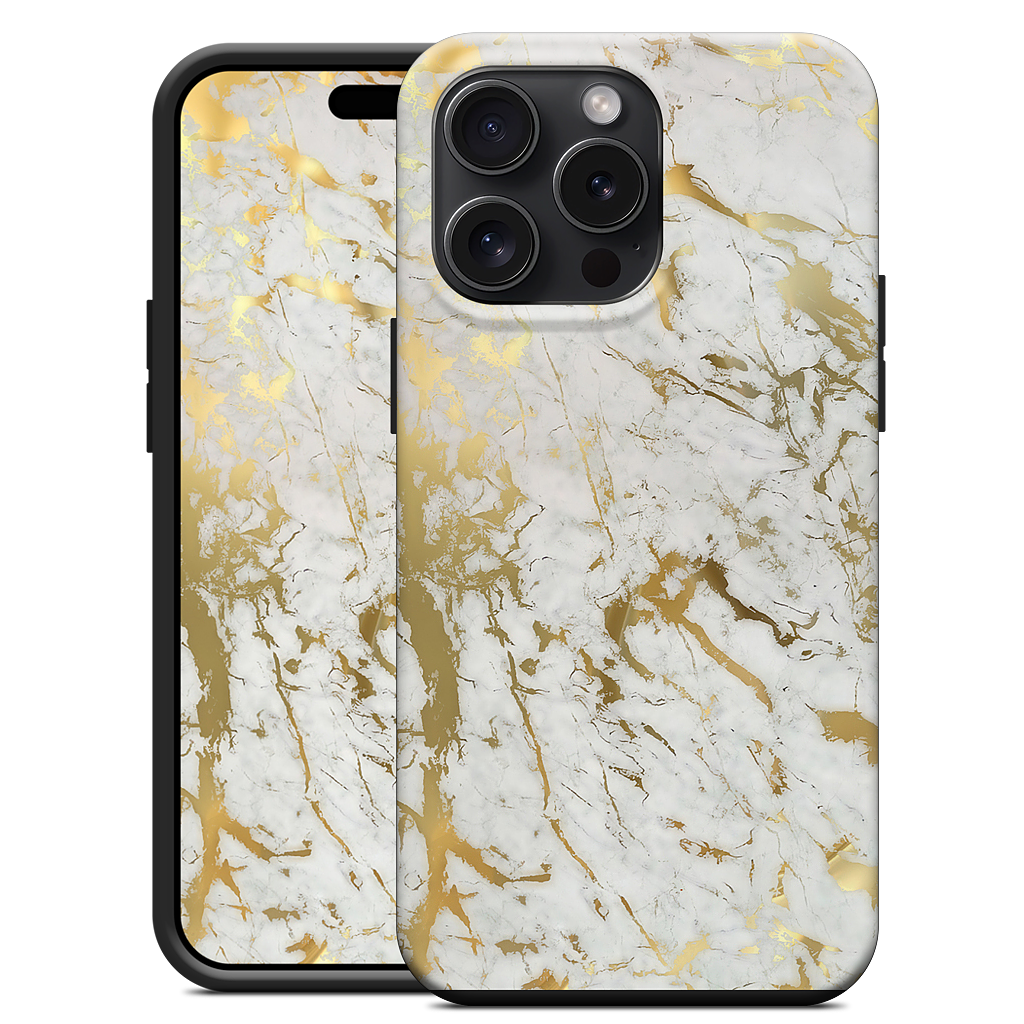 Gold Marble iPhone Case