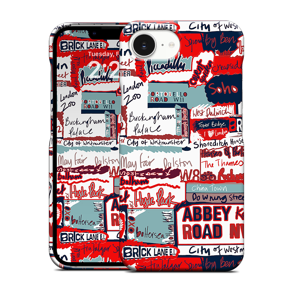 London Words iPhone Case