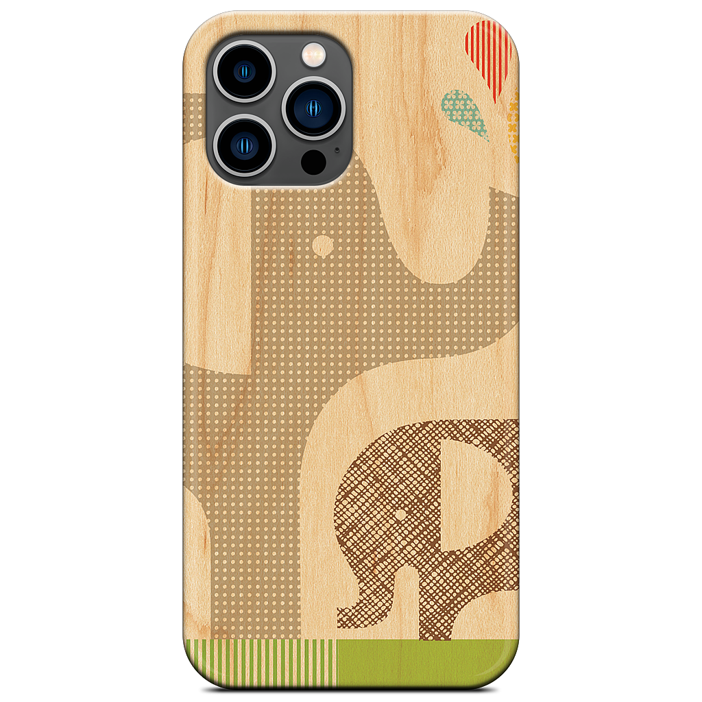 Elephant with Calf iPhone Case