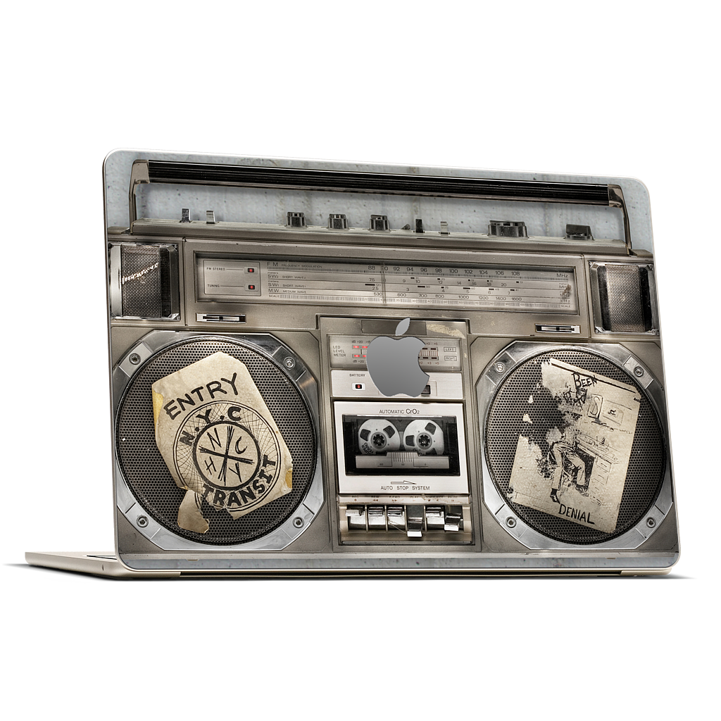 Boombox II MacBook Skin