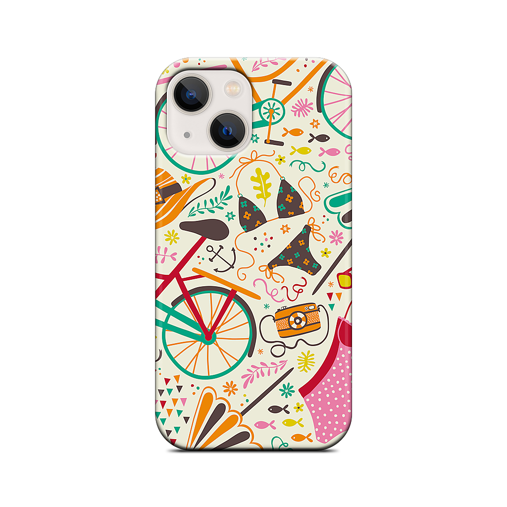 Seaside Cycle iPhone Case