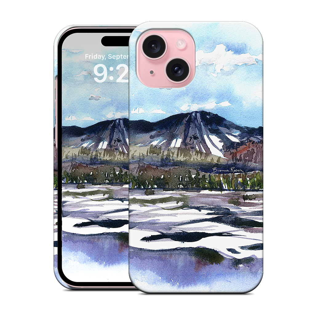 Ski Mountain iPhone Case