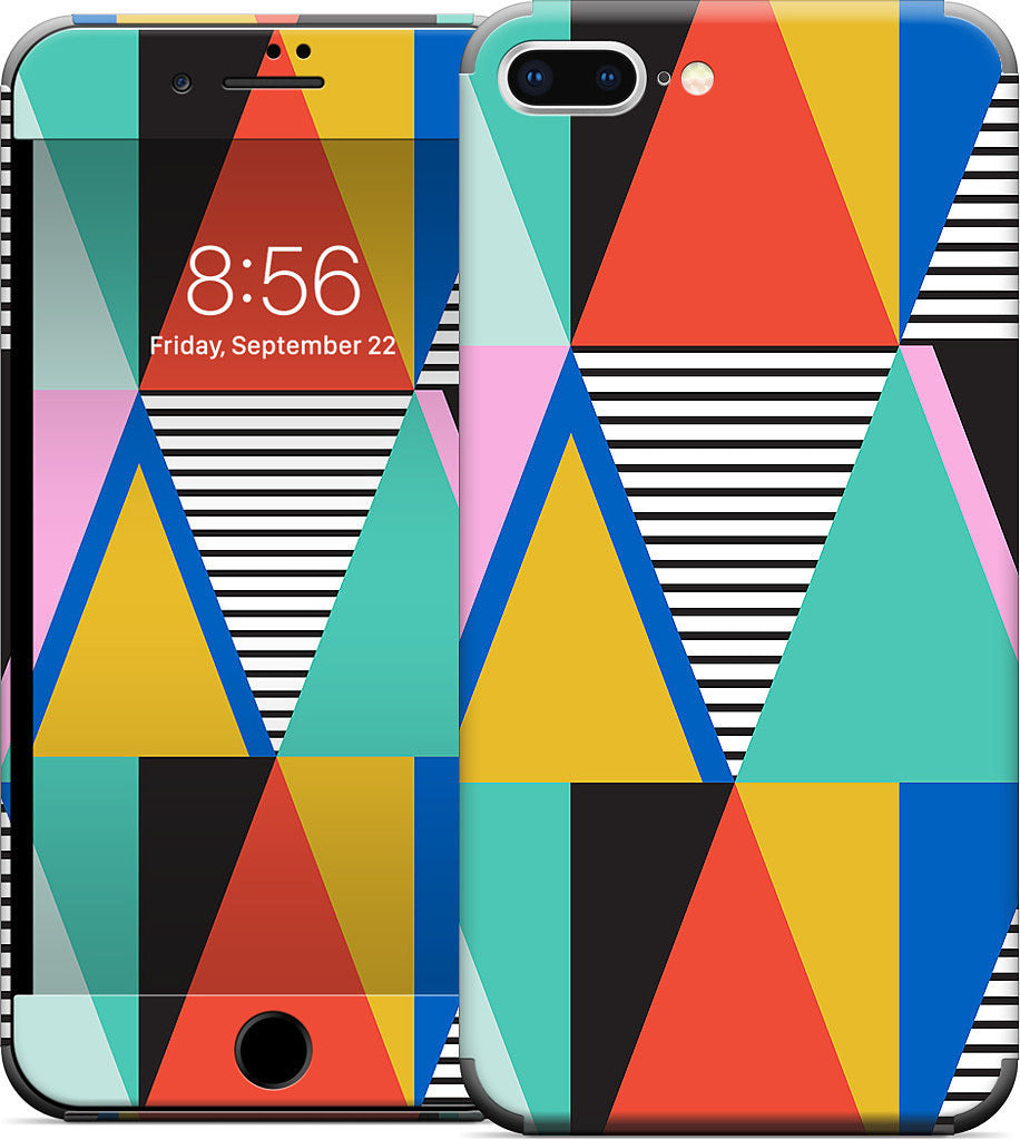Graphic Triangles iPhone Skin