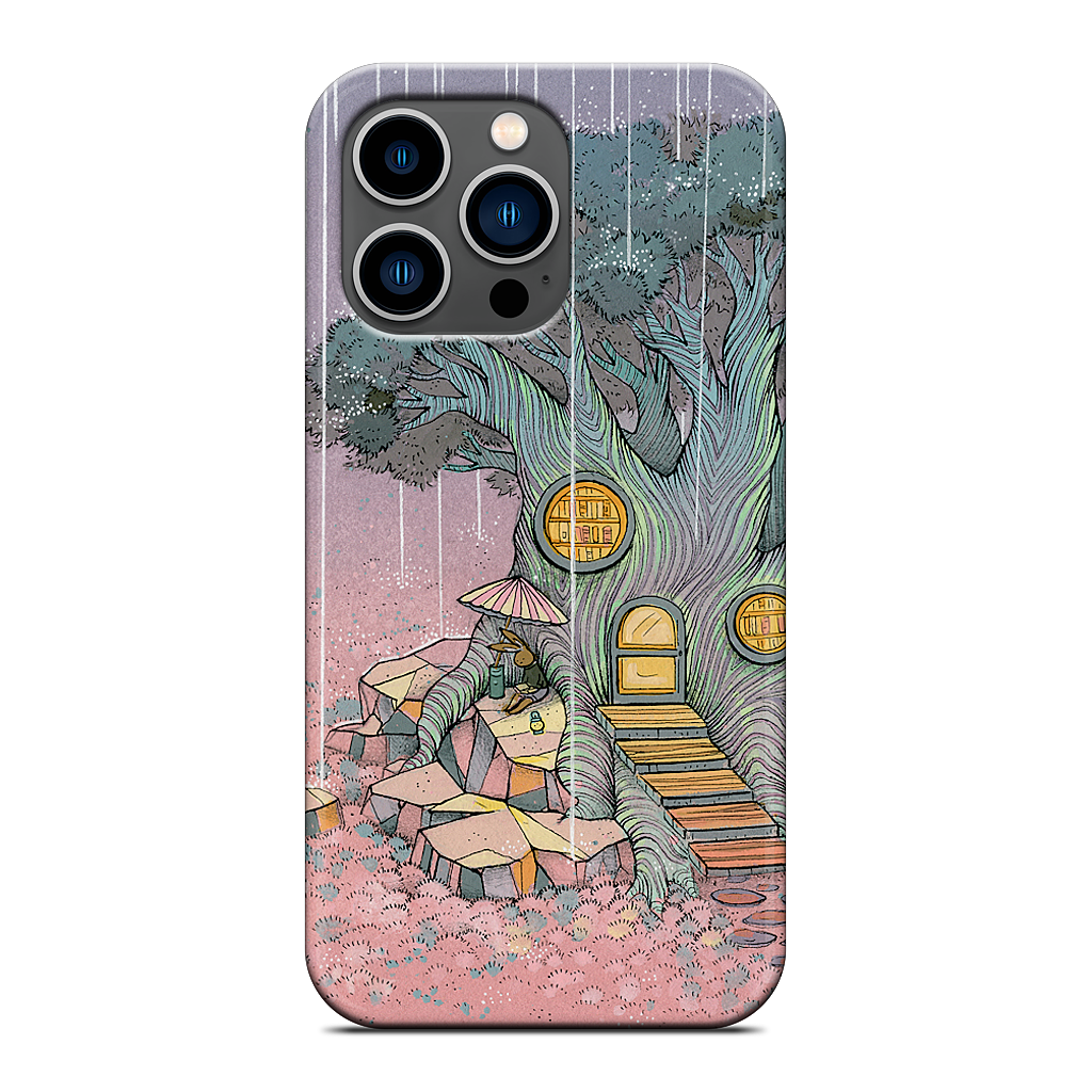 Rainy Day In The Library iPhone Case