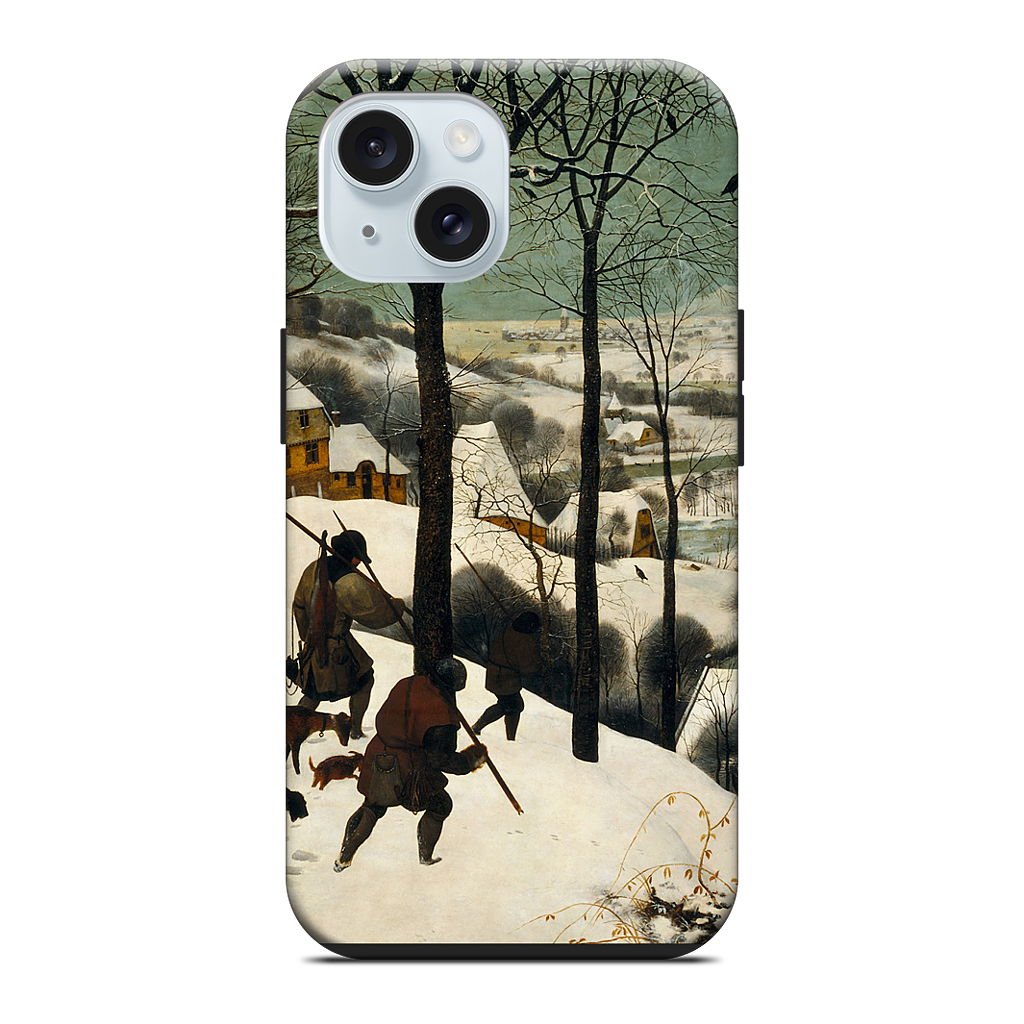 Hunters in the Snow iPhone Case