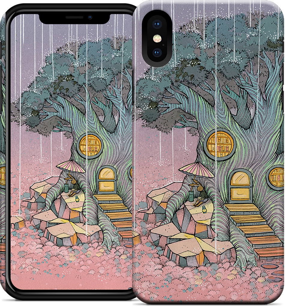 Rainy Day In The Library iPhone Case
