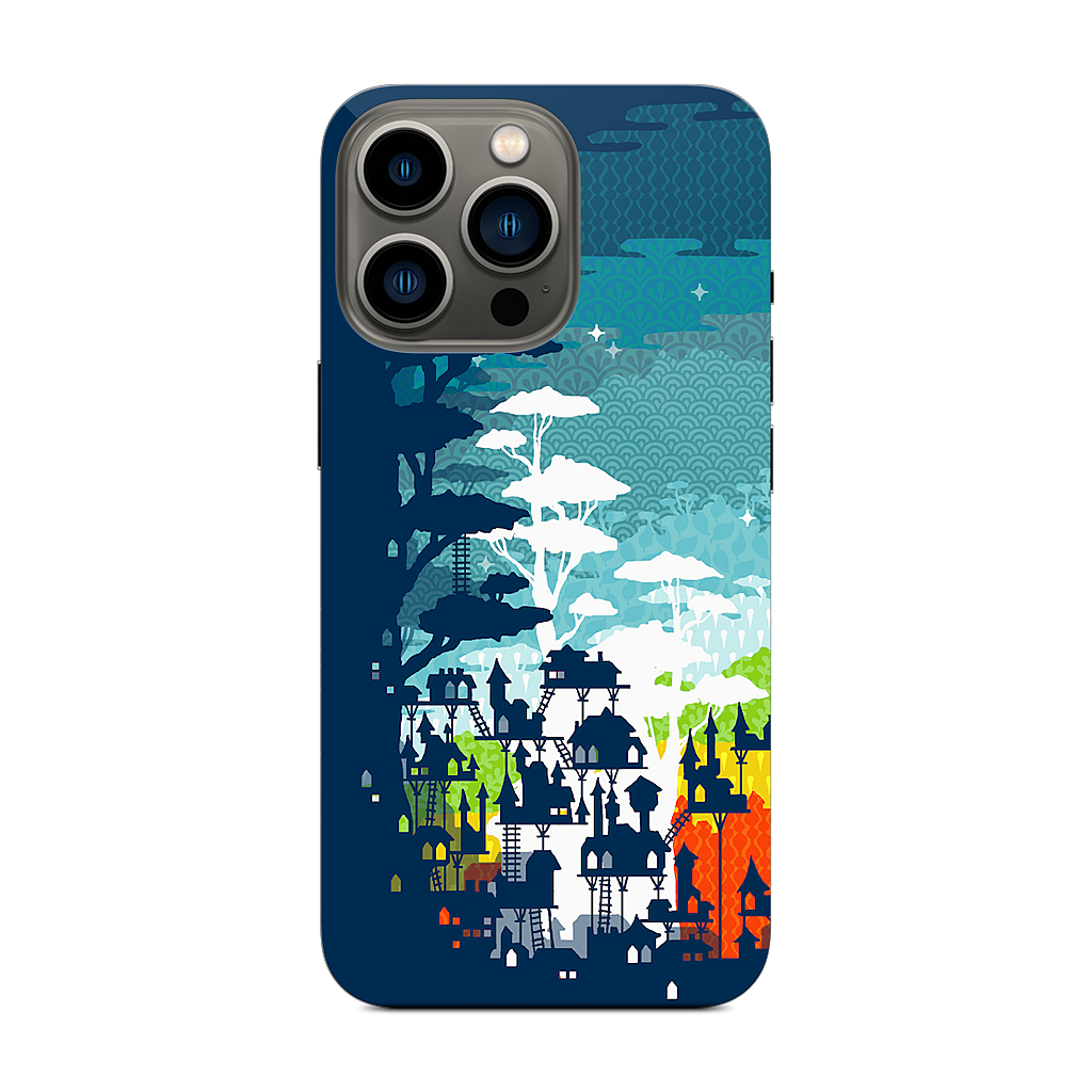 Rainforest City iPhone Skin