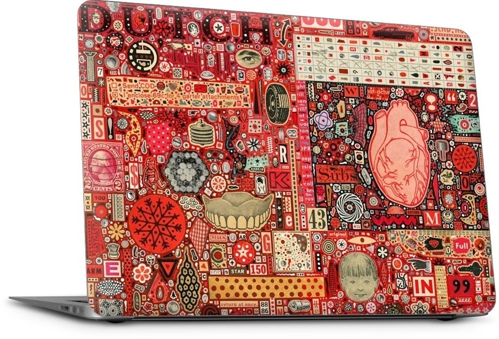 Big Numbers - Heart and Teeth MacBook Skin