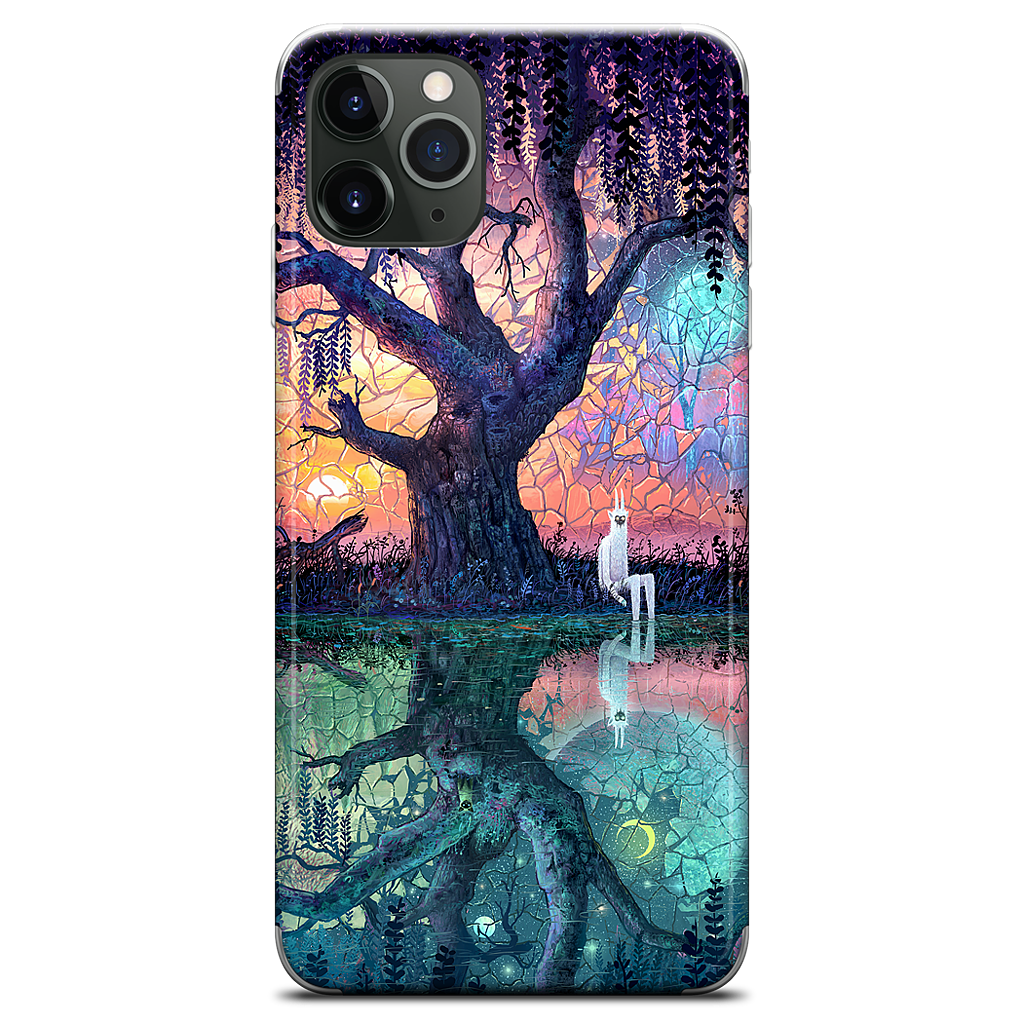 On the Banks of Broken Worlds iPhone Skin