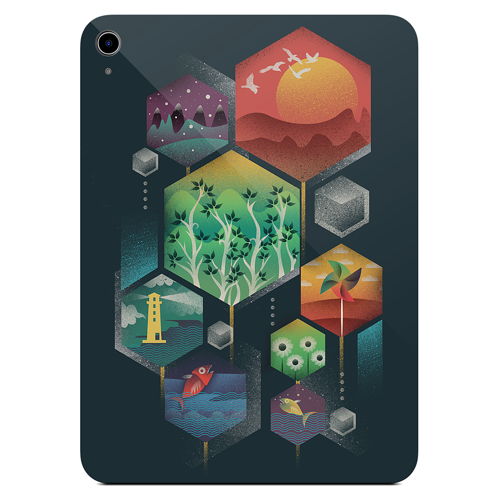 Geometrical Wonders iPad Skin
