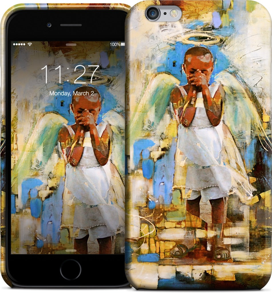 Shy Angel iPhone Case