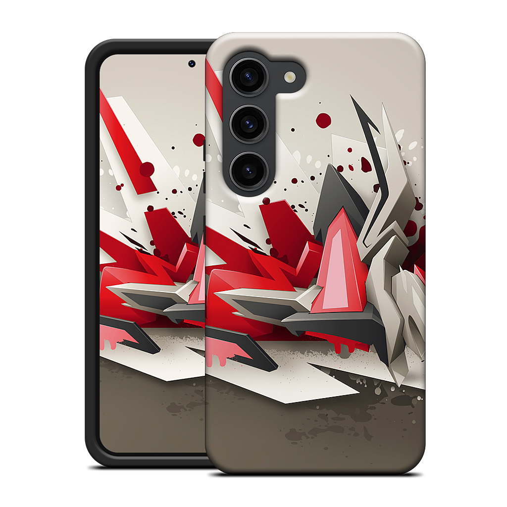 Red Metal Samsung Case
