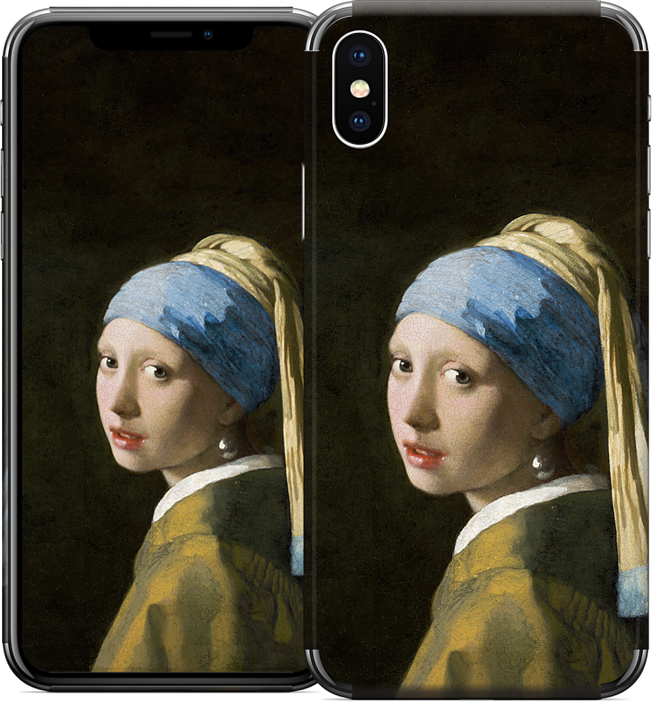 Girl with a Pearl Earring iPhone Skin