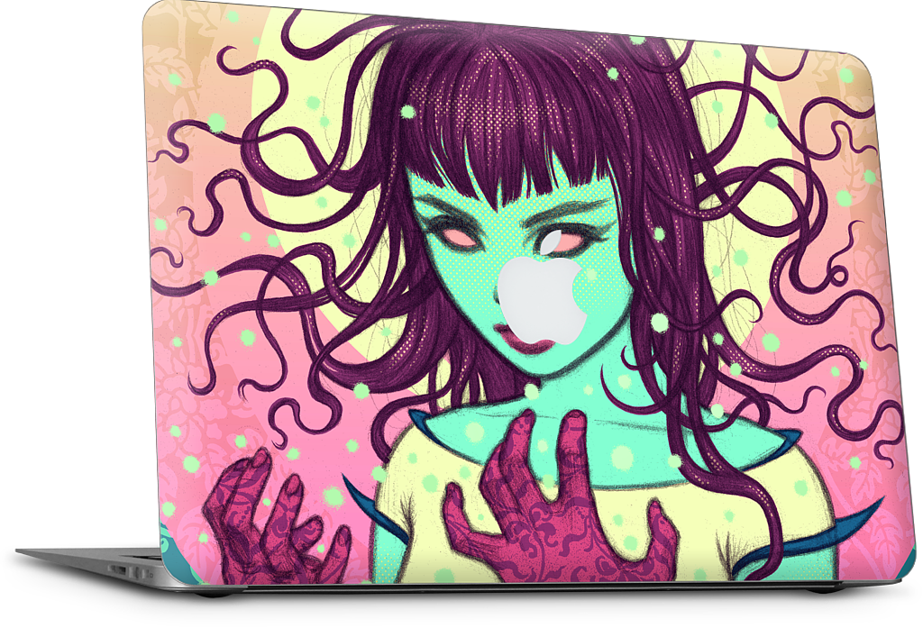 In The Absence Of Gravity MacBook Skin