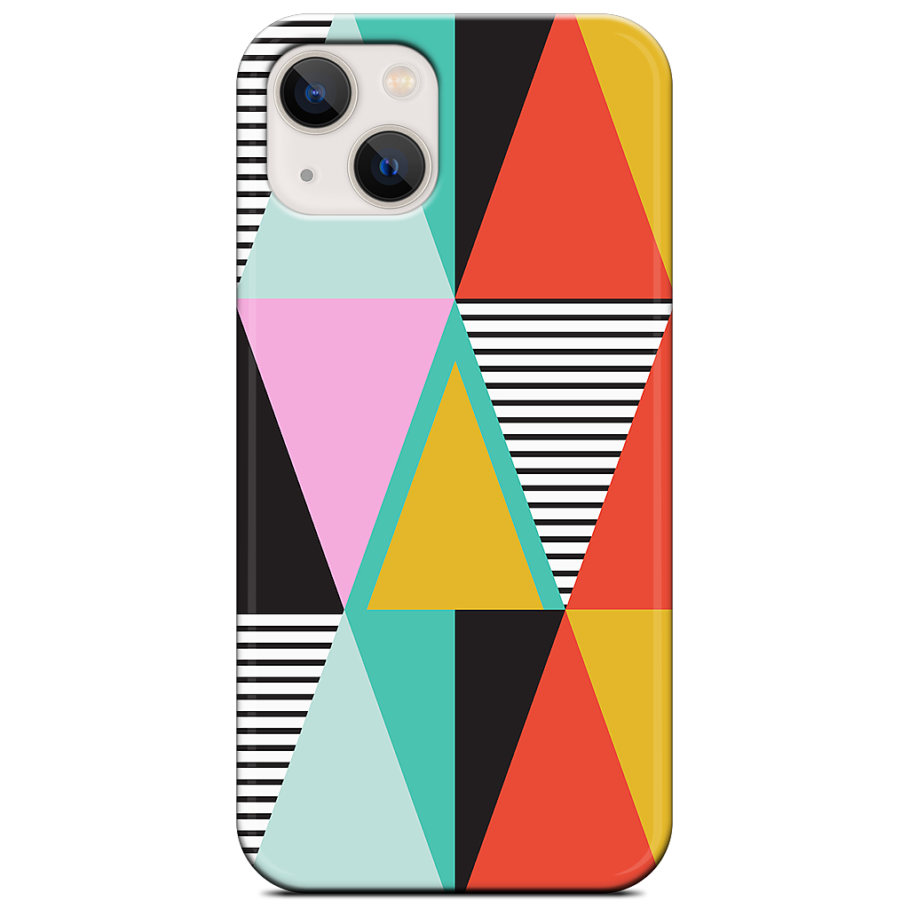 Graphic Triangles iPhone Case
