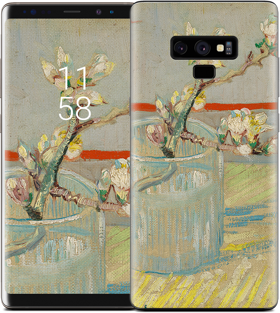 Spring of Flowering Almond in a Glass Samsung Skin