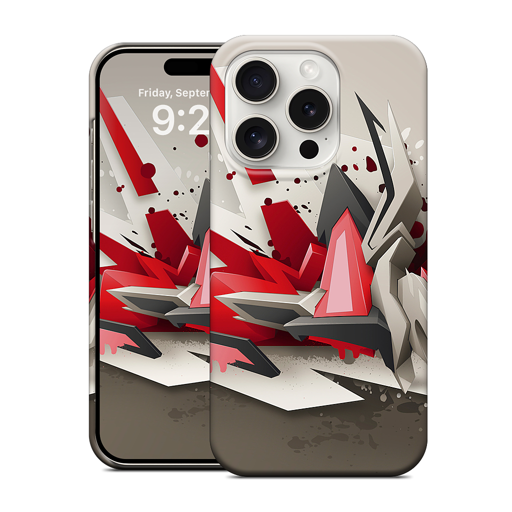 Red Metal iPhone Case