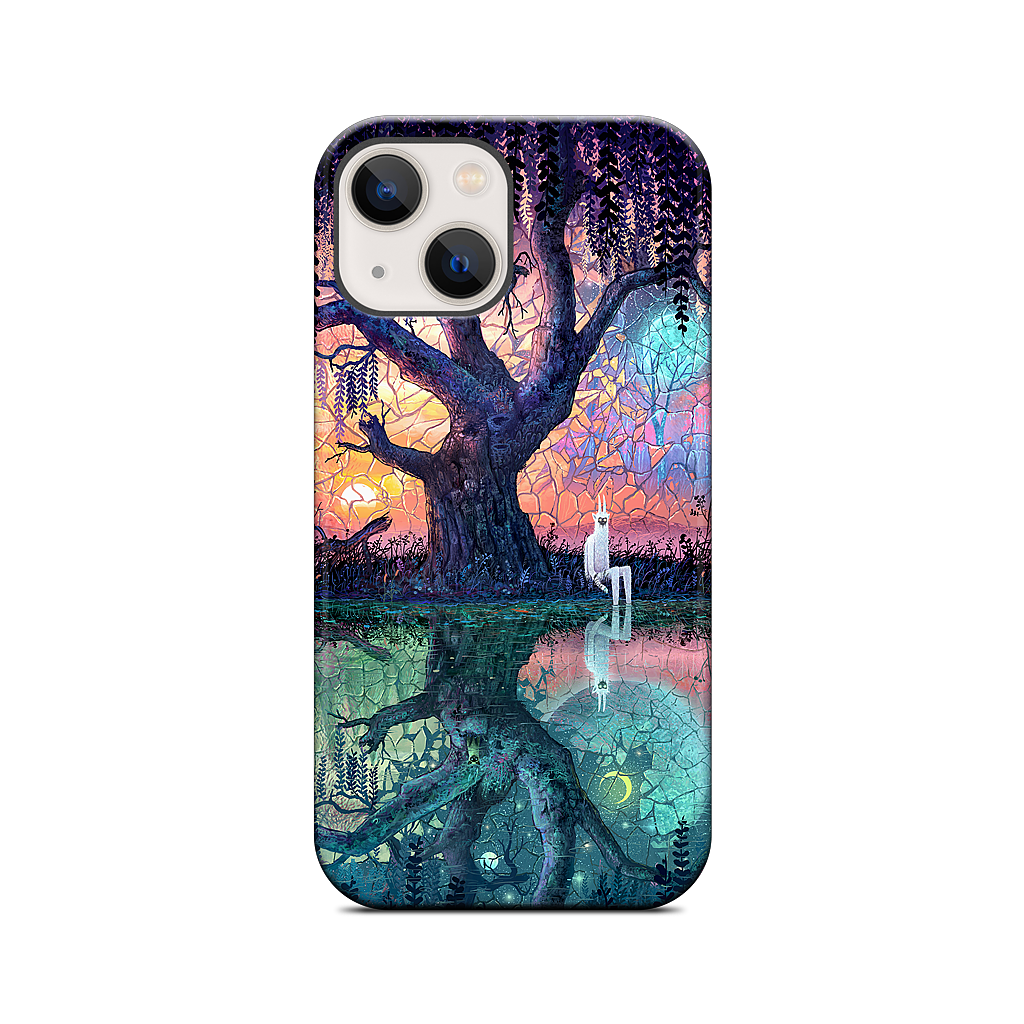 On the Banks of Broken Worlds iPhone Case