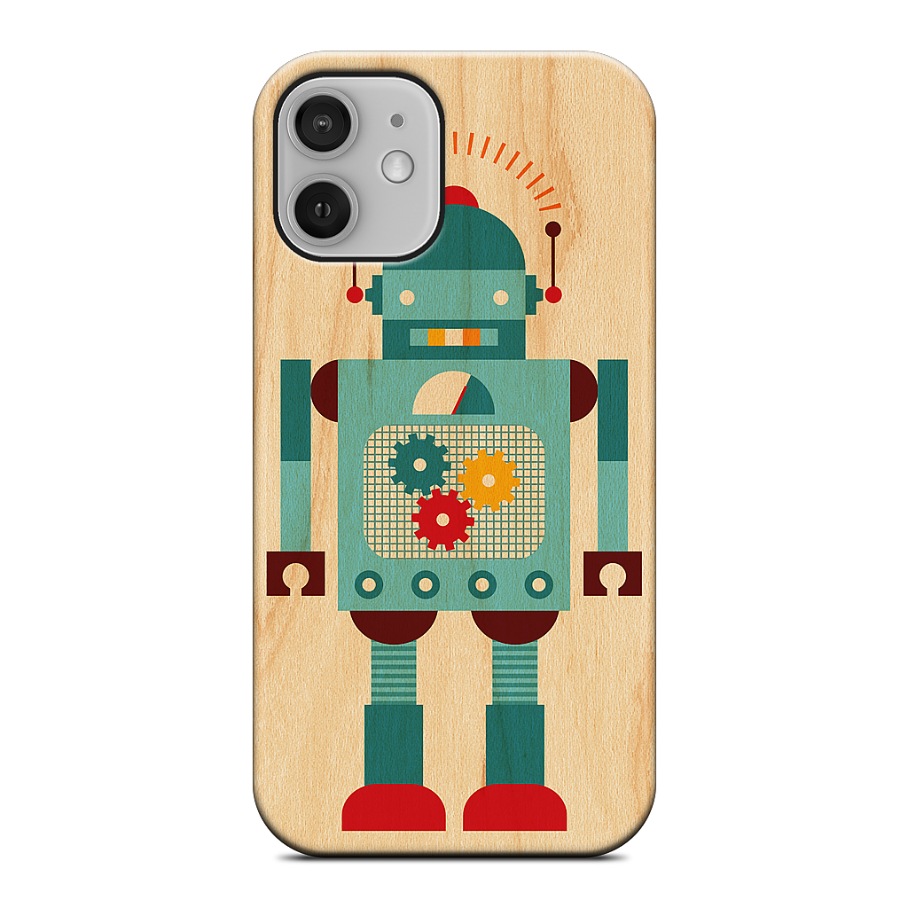 Blue Robot iPhone Case