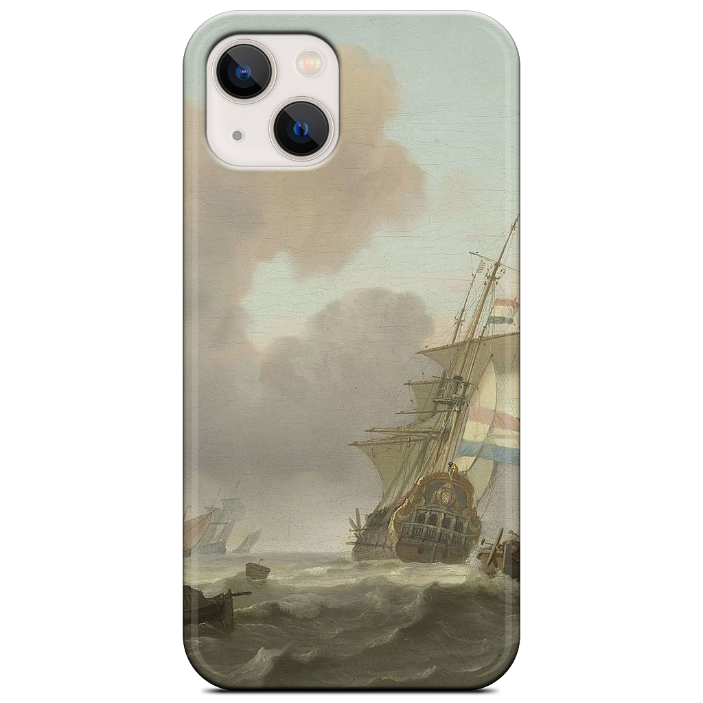 Ships in Choppy Sea iPhone Case