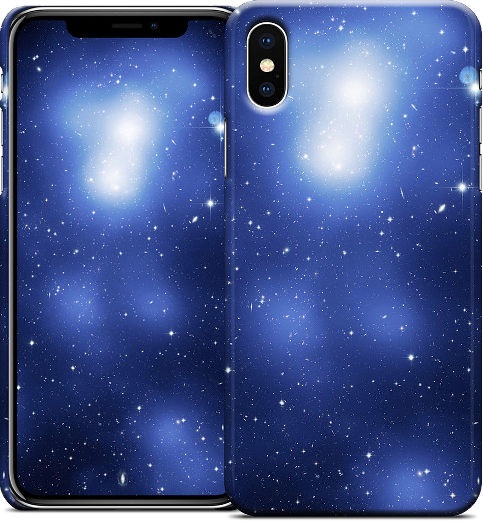 Galaxy Cluster Blue iPhone Case