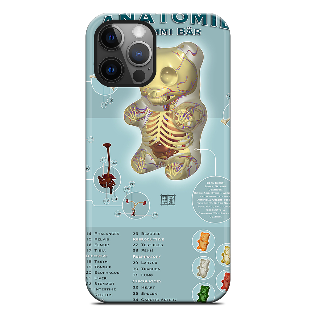 Gummi Anatomie iPhone Case