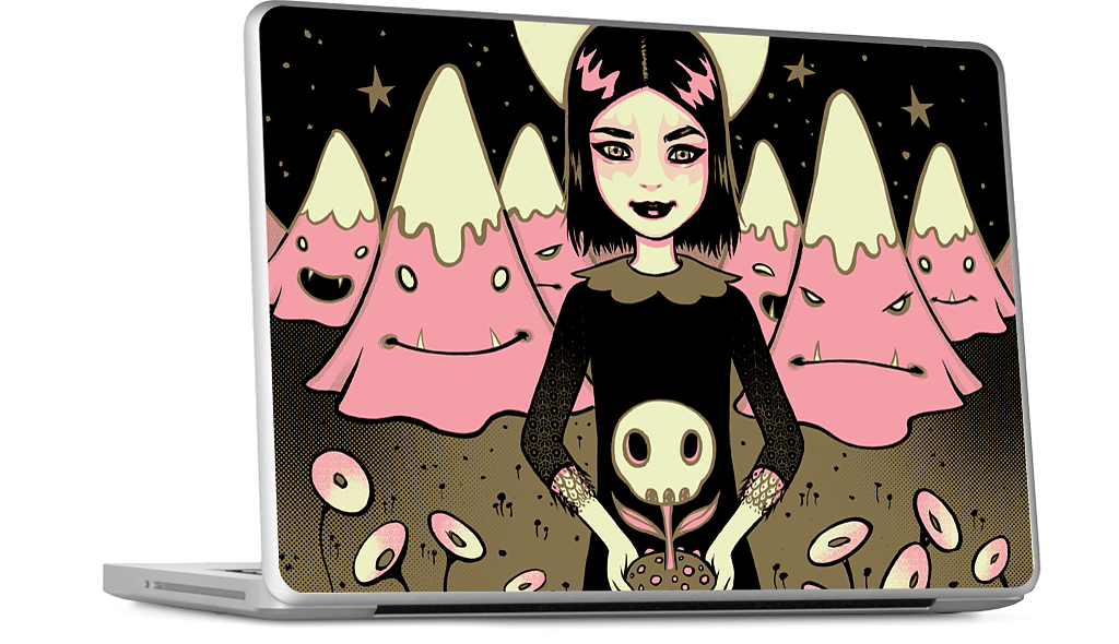 Moon Girl MacBook Skin
