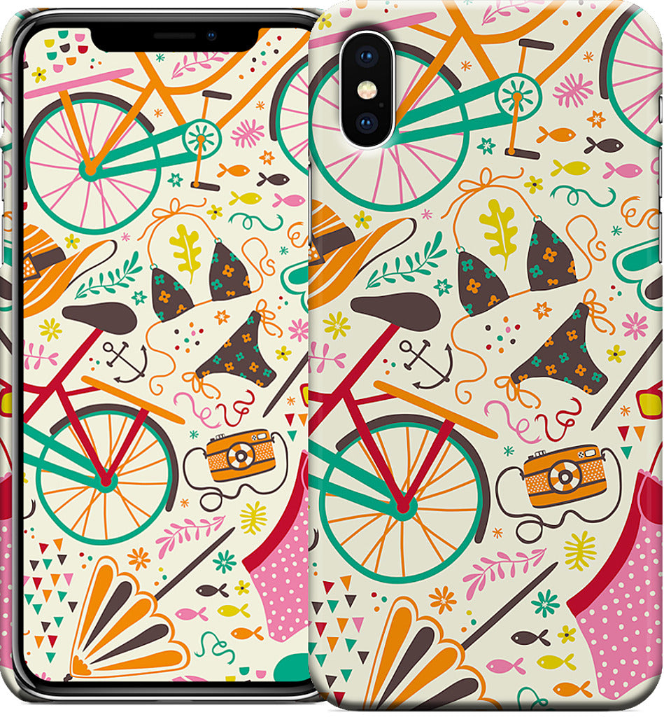 Seaside Cycle iPhone Case