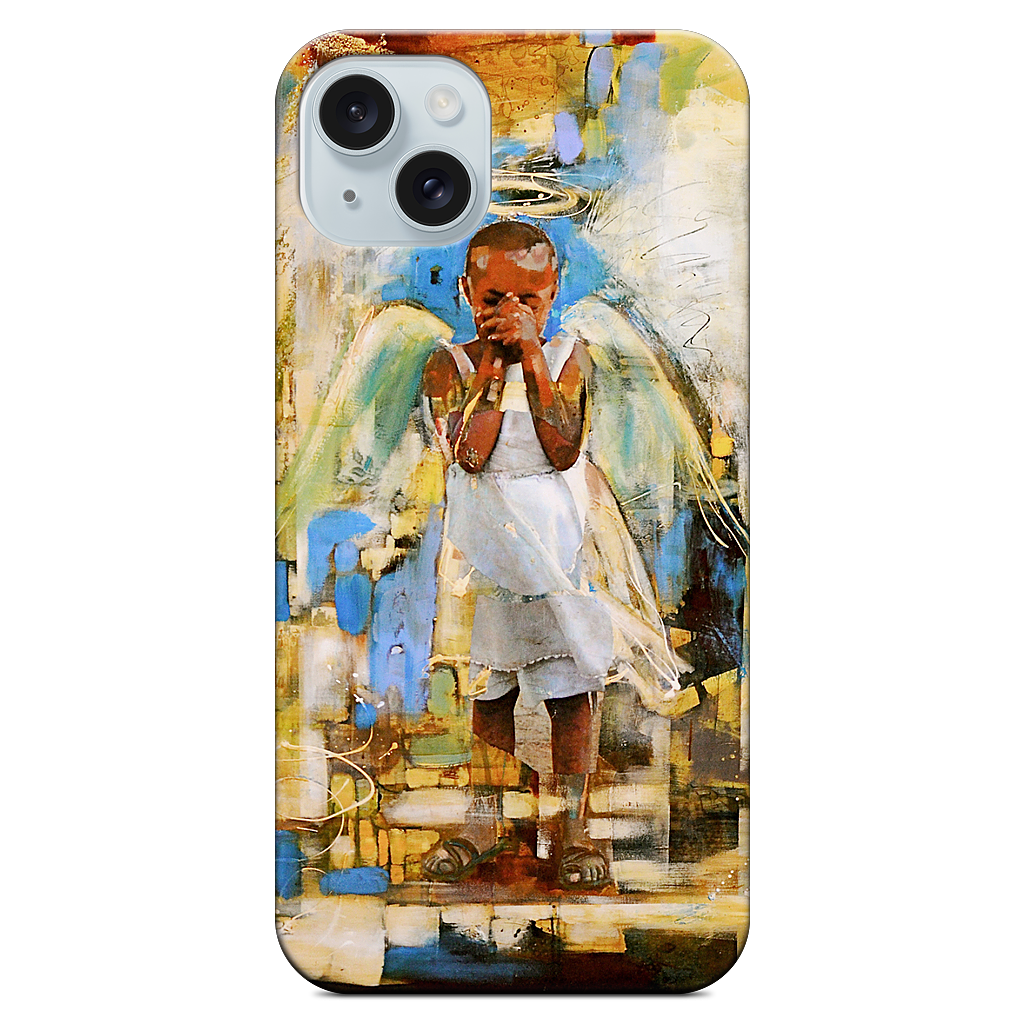 Shy Angel iPhone Case