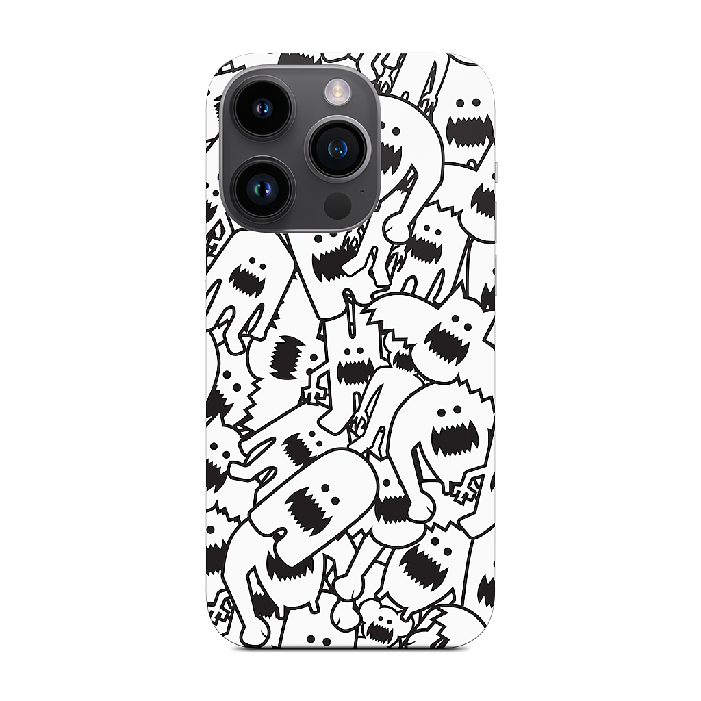 Monster Collage iPhone Skin