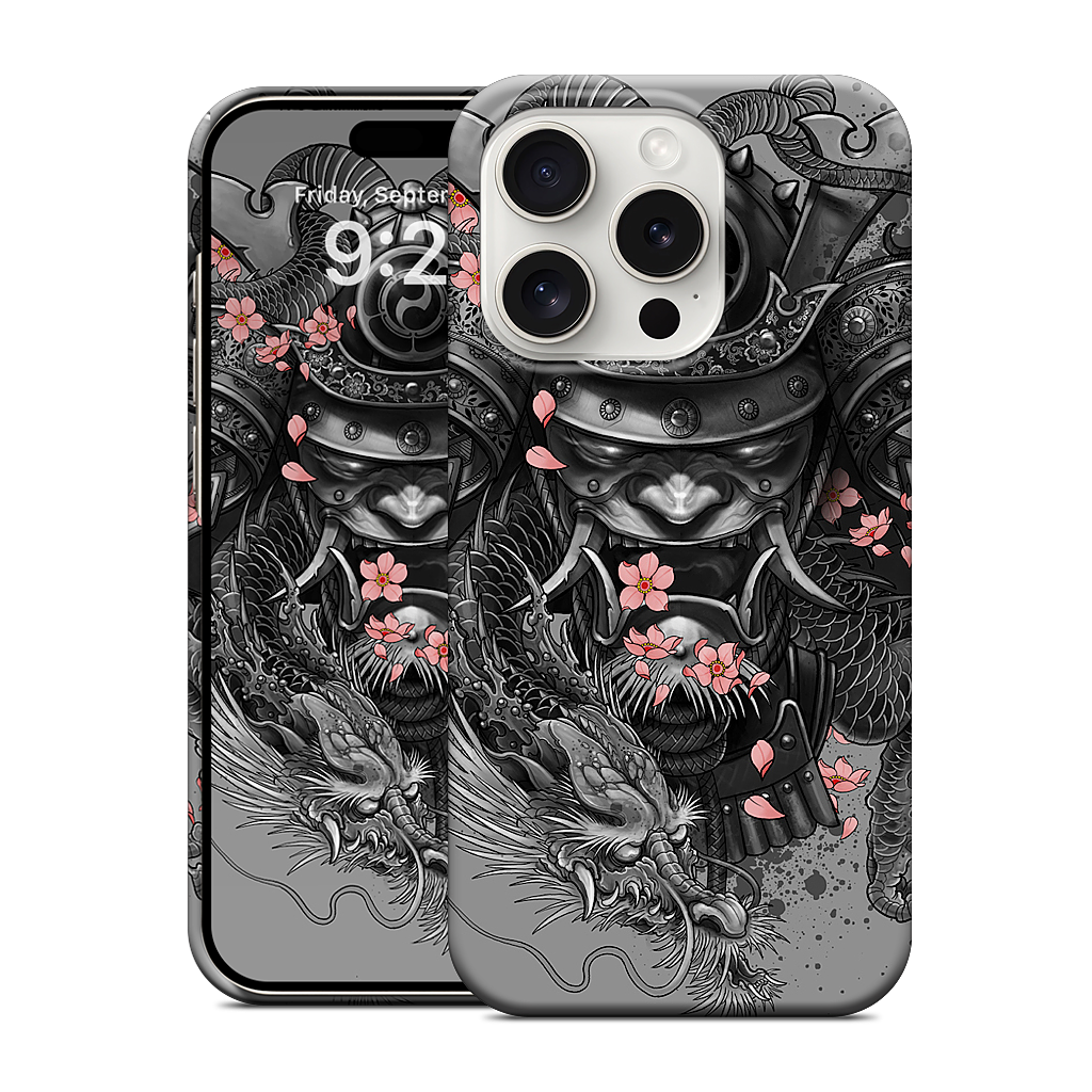 Samurai Dragon iPhone Case