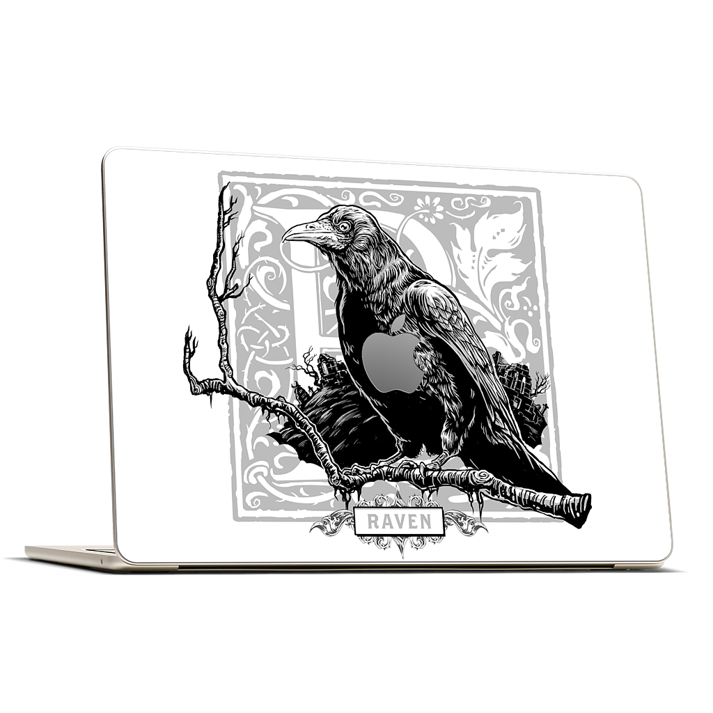 R Is For Raven MacBook Skin