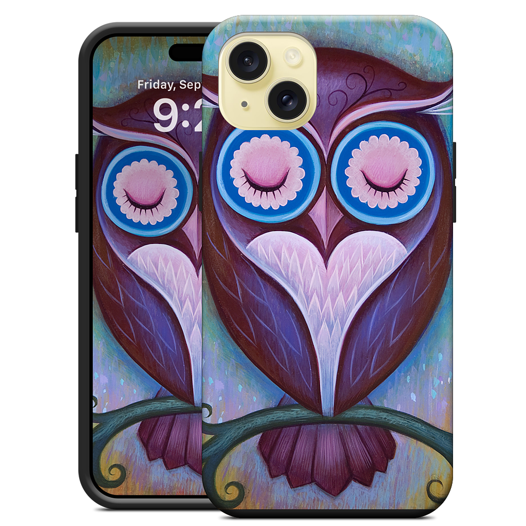 Sleepy Owl iPhone Case