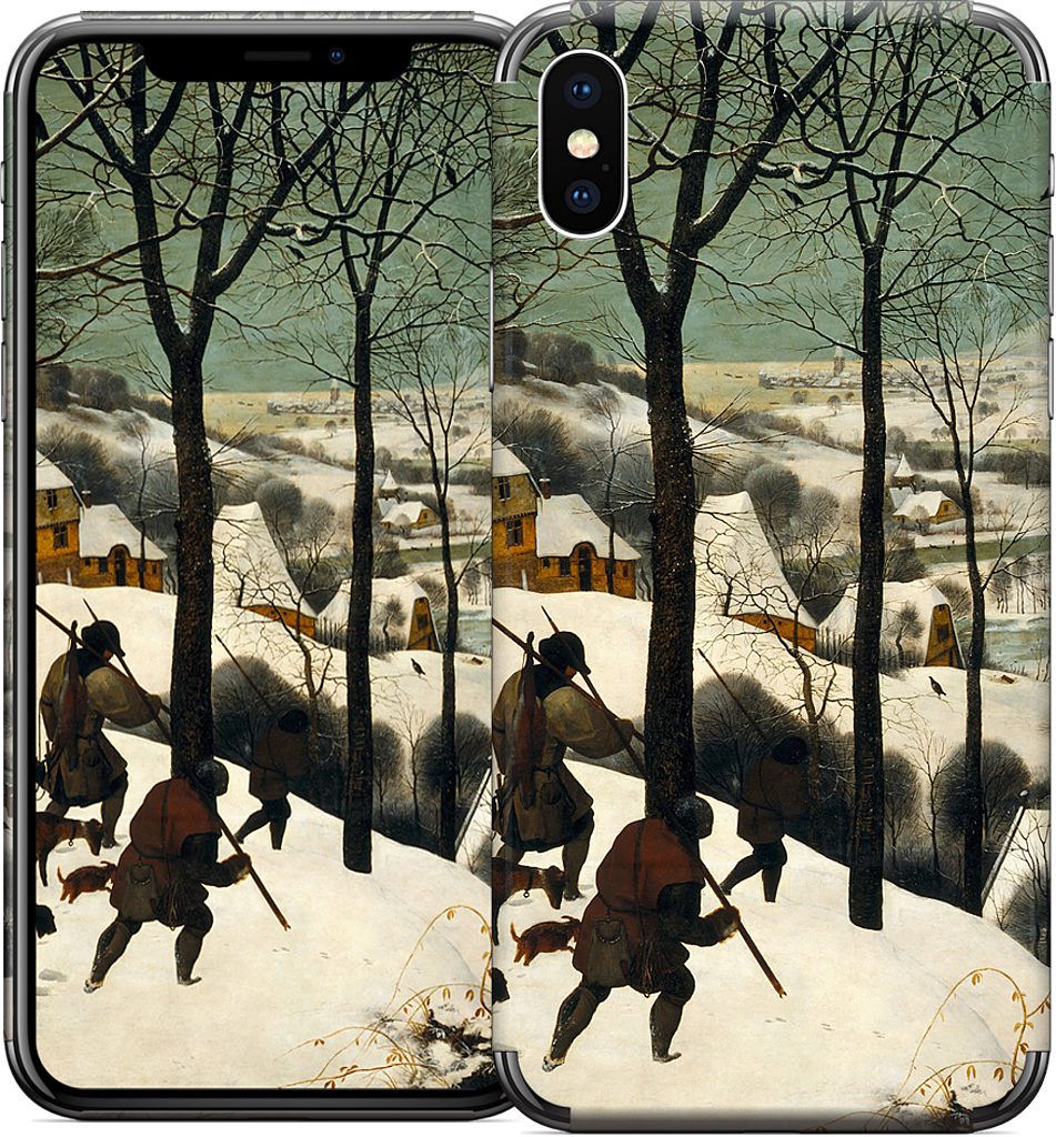 Hunters in the Snow iPhone Skin